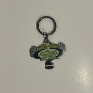 1998 Riddler's Revenge Keychain Six Flags Vintage